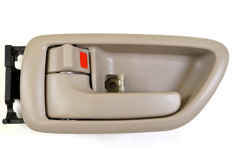 Eynpire 8017 Front/Rear Left Driver Side Interior Door Handle Beige/Tan Compatible with 2001-2007 Toyota Sequoia; 2004-2006 Toyota Tundra (Crew Cab Only) - Image 1